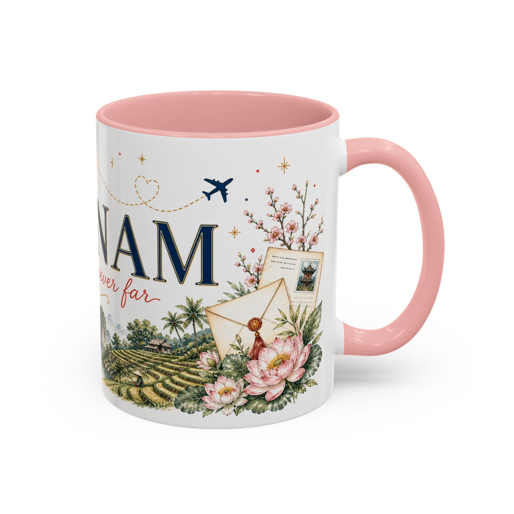 Vietnam Home Country Mug | Moving Away Gift | Long Distance Friendship | 11 oz 15 oz Accent Mug