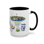 Helsinki Illustrated Travel Mug | City Souvenir Accent Coffee Mug | 11oz 15oz Ceramic Cup