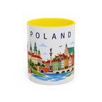Poland Coffee Mug | Travel Souvenir Accent Mug | Place Gift Ceramic Cup 11oz 15oz