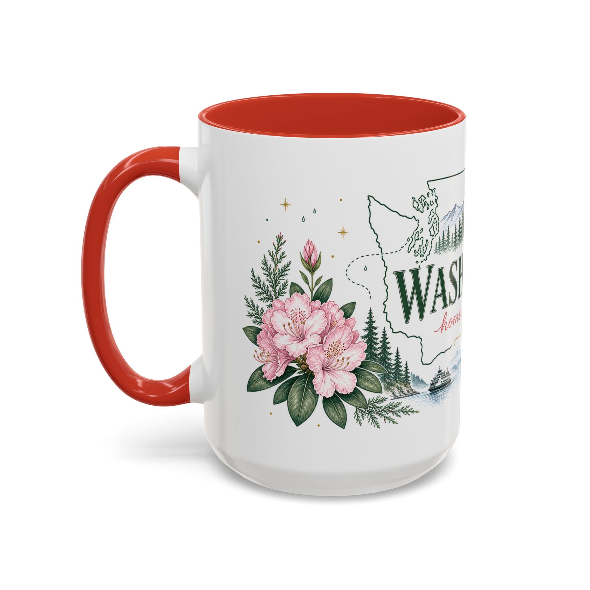 Washington State Map Mug | Moving Away, Homesick, Long Distance Friendship Gift