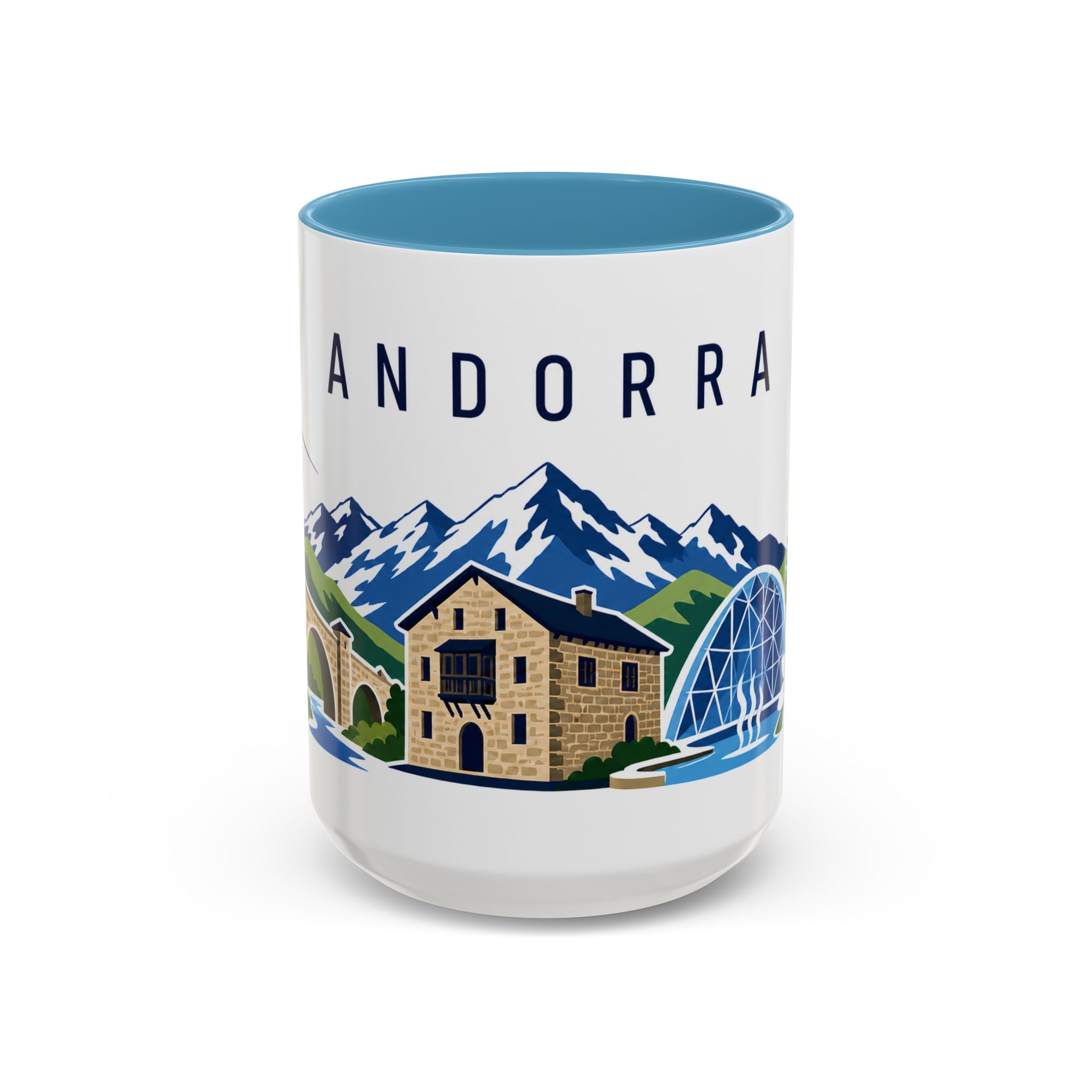 Andorra Coffee Mug | Travel Souvenir Accent Mug | Country Gift Ceramic Cup 11oz 15oz