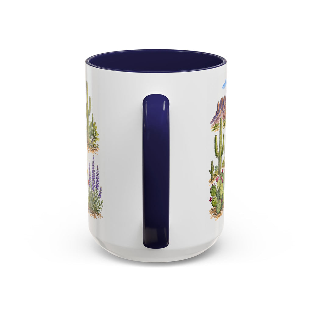Mesa Illustrated Travel Mug | City Souvenir Accent Coffee Mug | 11oz 15oz Ceramic Cup