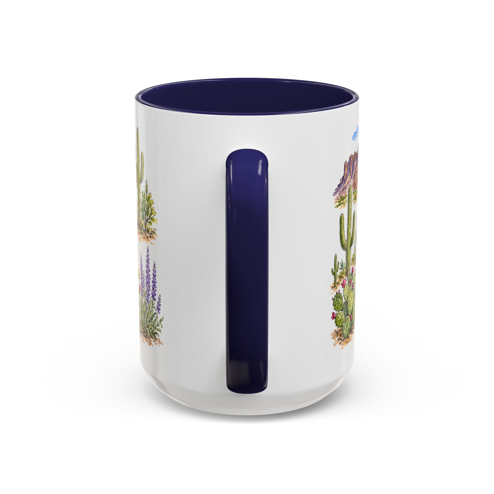 Mesa Illustrated Travel Mug | City Souvenir Accent Coffee Mug | 11oz 15oz Ceramic Cup
