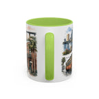 Tampa Coffee Mug | United States Travel Souvenir | Vintage Illustrated City Gift | 11 oz 15 oz Accent Mug