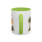 Sahara Dunes Coffee Mug | Travel Destination Souvenir Gift | Accent Color Ceramic 11oz 15oz