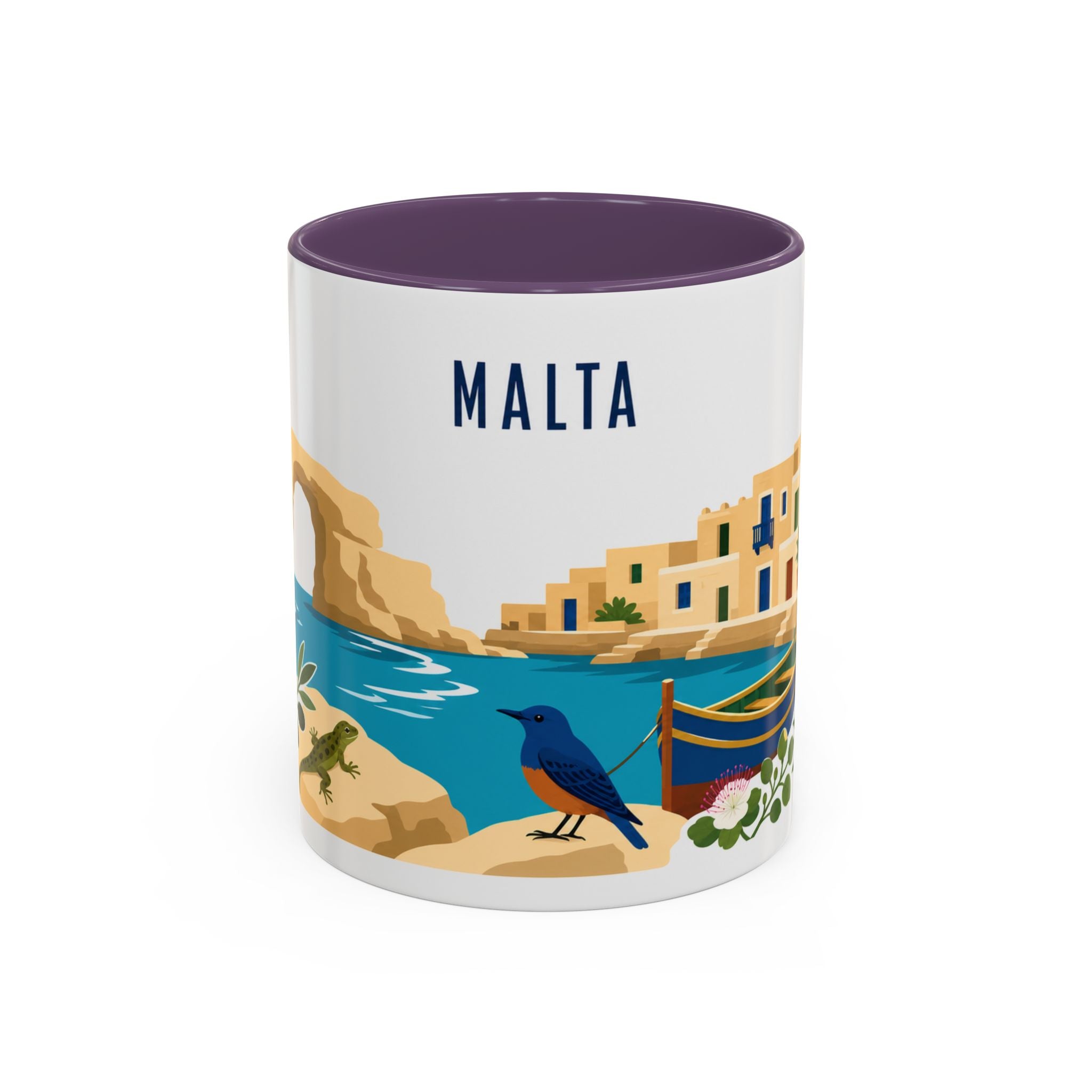 Malta Coffee Mug | Travel Souvenir Accent Mug | Country Gift Ceramic Cup 11oz 15oz