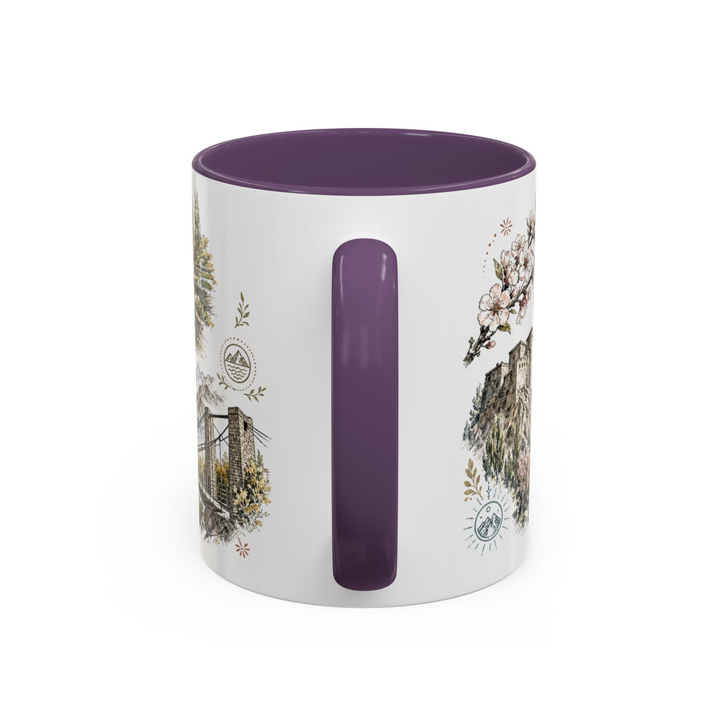 Hunza Valley Mug, Pakistan Travel Souvenir, Bucket List Gift, Accent Ceramic Coffee Mug 11oz 15oz
