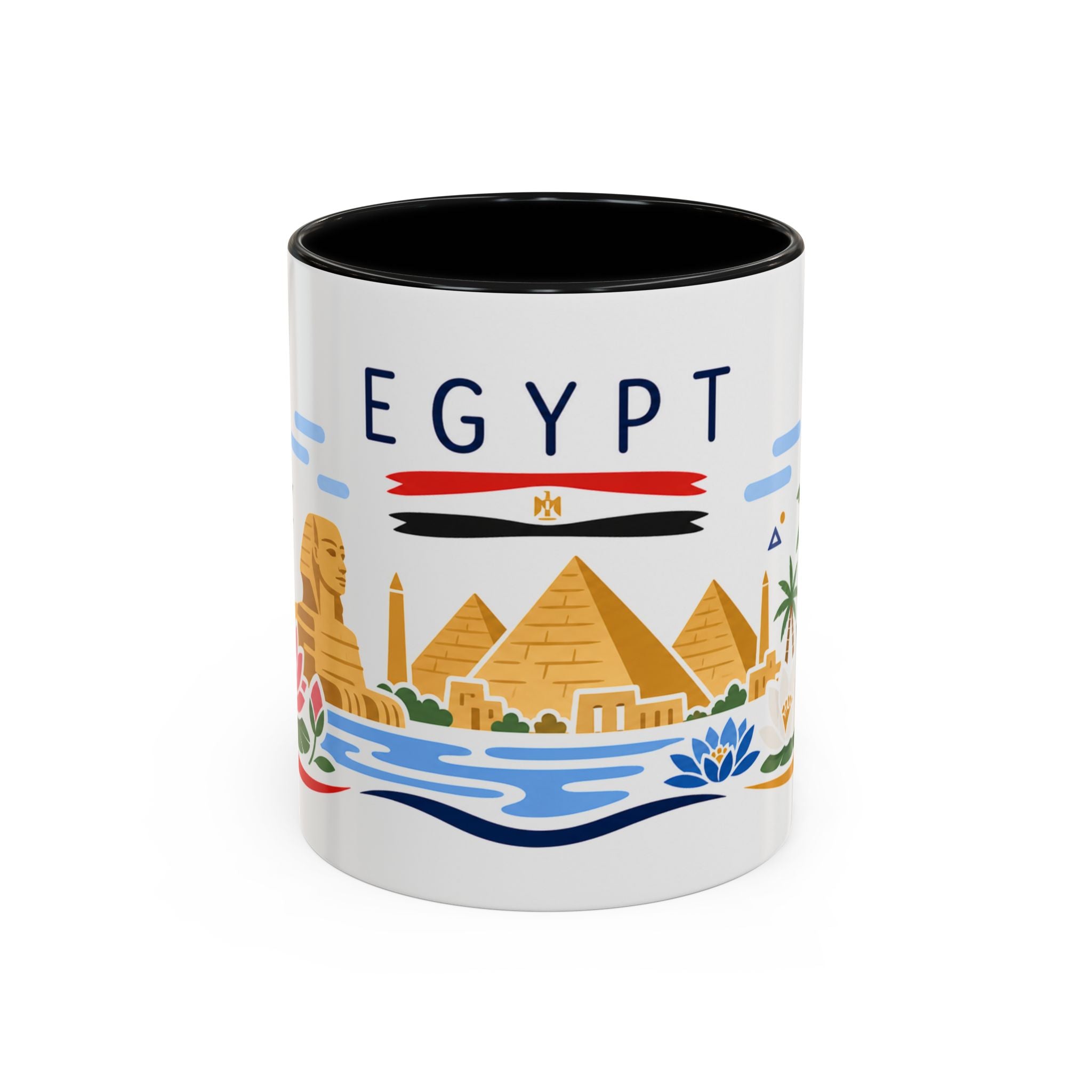 Egypt Coffee Mug | Travel Souvenir Accent Mug | Country Gift Ceramic Cup 11oz 15oz