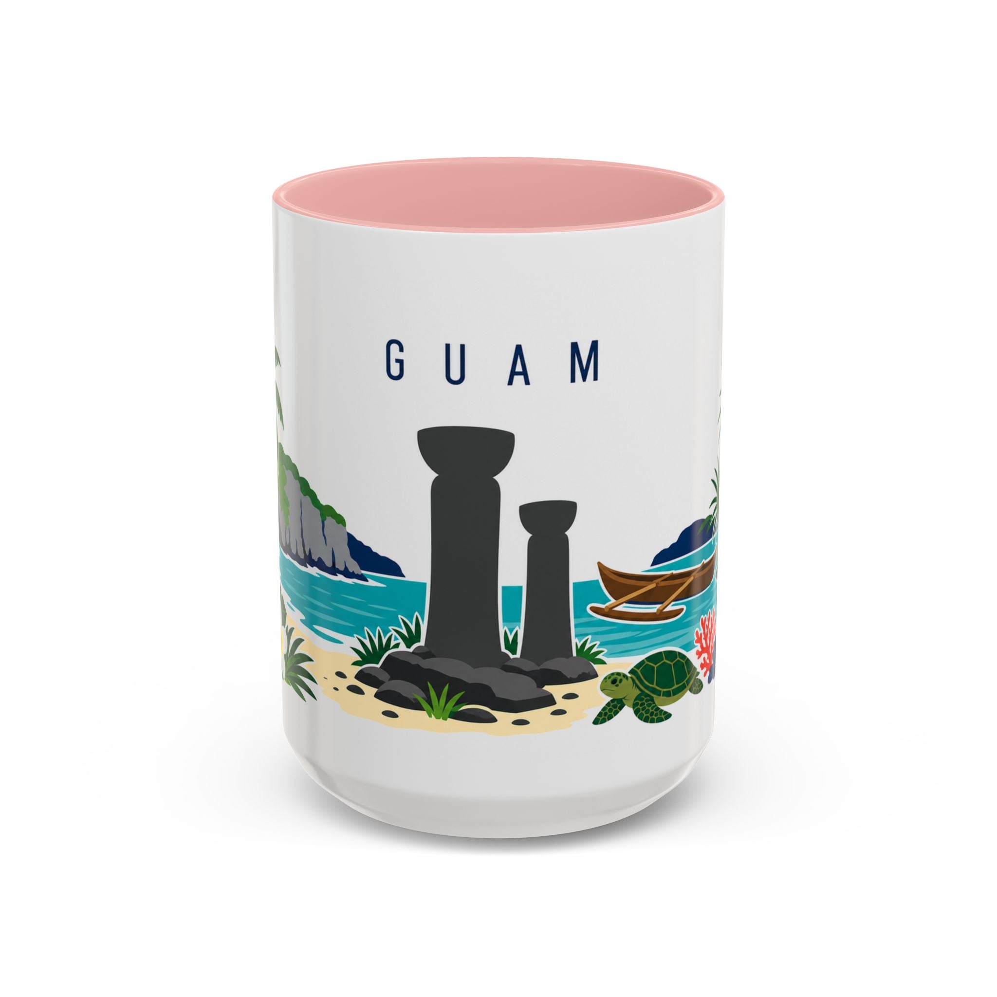 Guam Coffee Mug | Travel Souvenir Accent Mug | Country Gift Ceramic Cup 11oz 15oz
