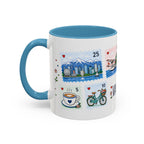 Vancouver Coffee Mug | Postage Stamp Collage Mug | Travel Souvenir Accent Cup 11oz 15oz