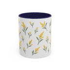 Nebraska Goldenrod Mug, State Flower Floral Coffee Cup, 11oz Botanical Gift