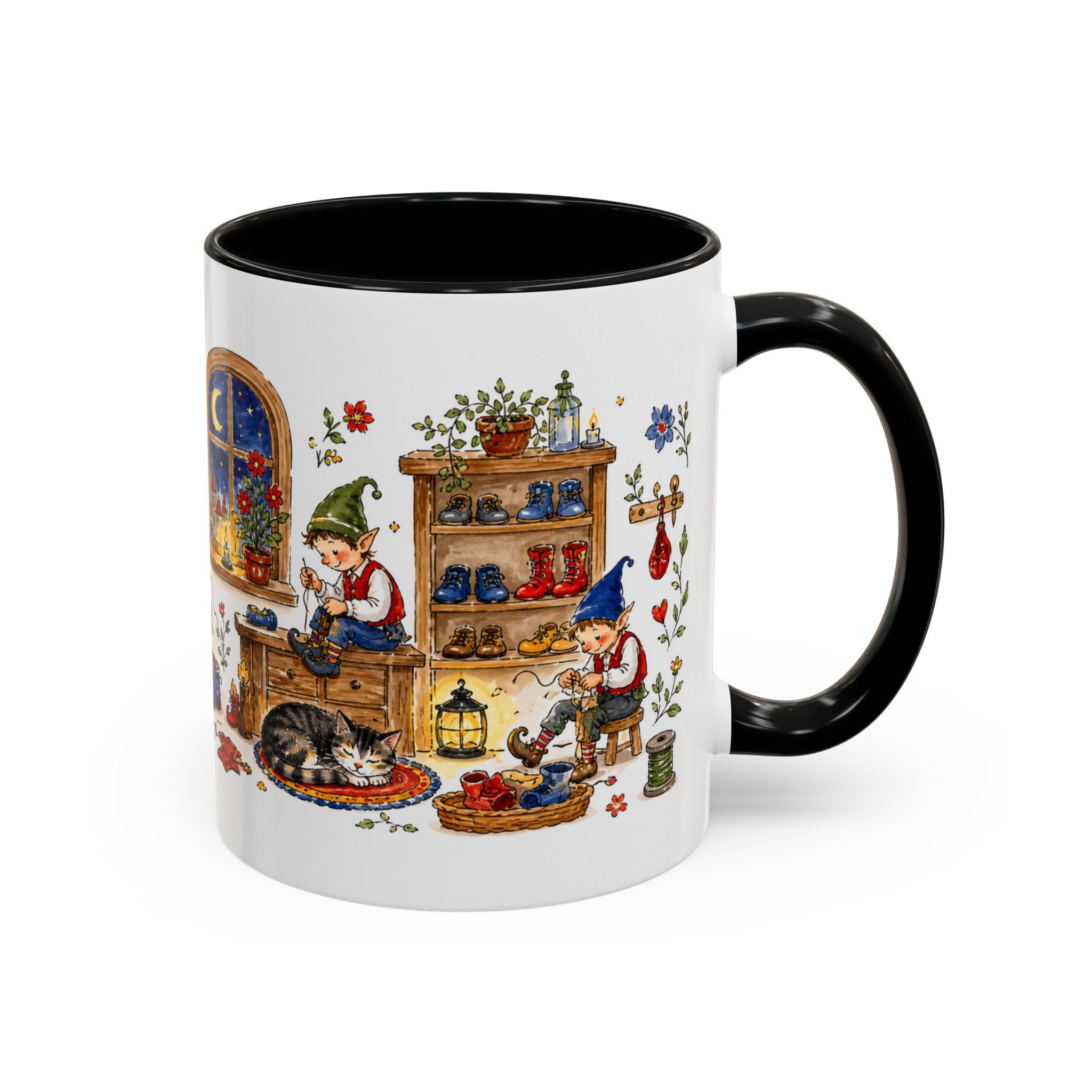 Elves and the Shoemaker Mug | Storybook Accent Coffee Mug | EveryLegend
