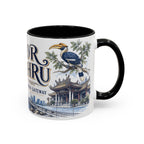 Johor Bahru Coffee Mug | Malaysia Travel Souvenir | Vintage Illustrated City Gift | 11 oz 15 oz Accent Mug