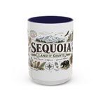Sequoia Coffee Mug | National Park Hiking California Gift | Accent Color Ceramic 11oz 15oz