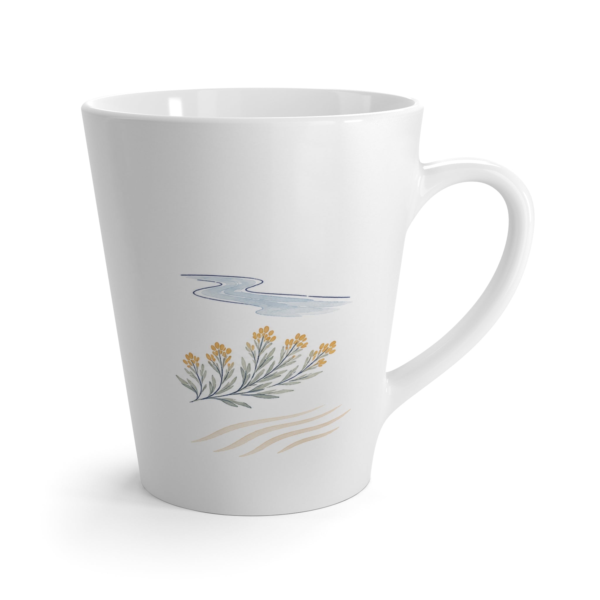 Great Sand Dunes National Park Latte Mug | Pastel Watercolor Nature Coffee Cup | 12 oz Travel Souvenir Gift