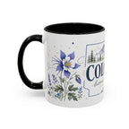 Colorado State Mug | Rocky Mountain Botanical Design | Moving Away Gift