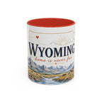 Wyoming Home State Mug | Moving Away Gift | Long Distance Friendship Coffee Cup | 11oz 15oz Accent Mug