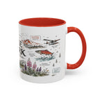 Lake Clark National Park Coffee Mug | Alaska Fly-in Wilderness Adventure Gift | Accent Color Ceramic 11oz 15oz
