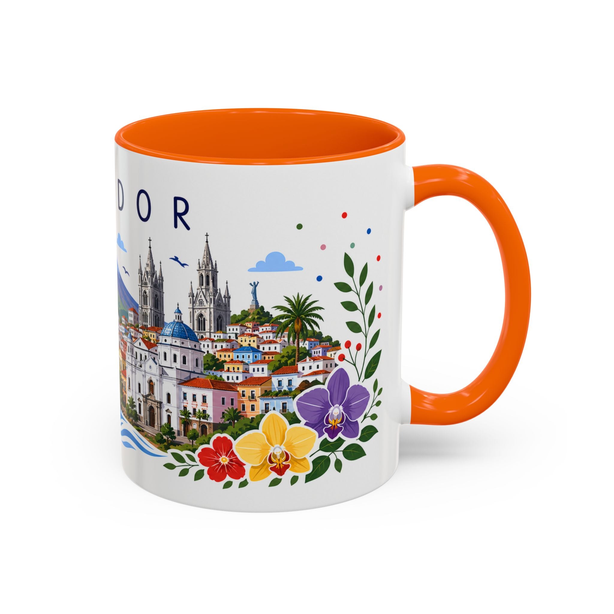 Ecuador Coffee Mug | Travel Souvenir Accent Mug | Place Gift Ceramic Cup 11oz 15oz