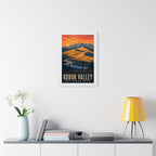 Kobuk Valley National Park Framed Poster | Vintage Travel Wall Art | Black Walnut White Frame | 16x24 20x30