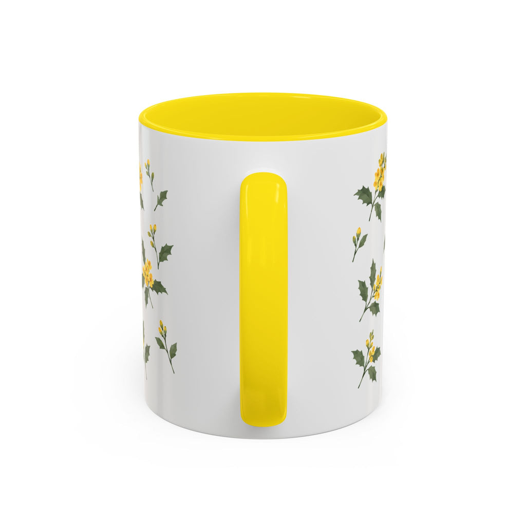 Oregon Oregon Grape Mug, State Flower Floral Coffee Cup, 11oz Botanical Gift