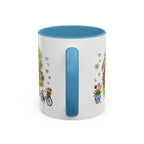 Giethoorn Illustrated Travel Mug | Netherlands Souvenir Accent Coffee Mug | 11oz 15oz Ceramic Cup