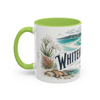 Whitehaven Beach Mug, Australia Travel Souvenir, Bucket List Gift, Accent Ceramic Coffee Mug 11oz 15oz