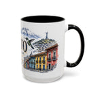 Quito Coffee Mug | Ecuador Travel Souvenir | Vintage Illustrated City Gift | 11 oz 15 oz Accent Mug