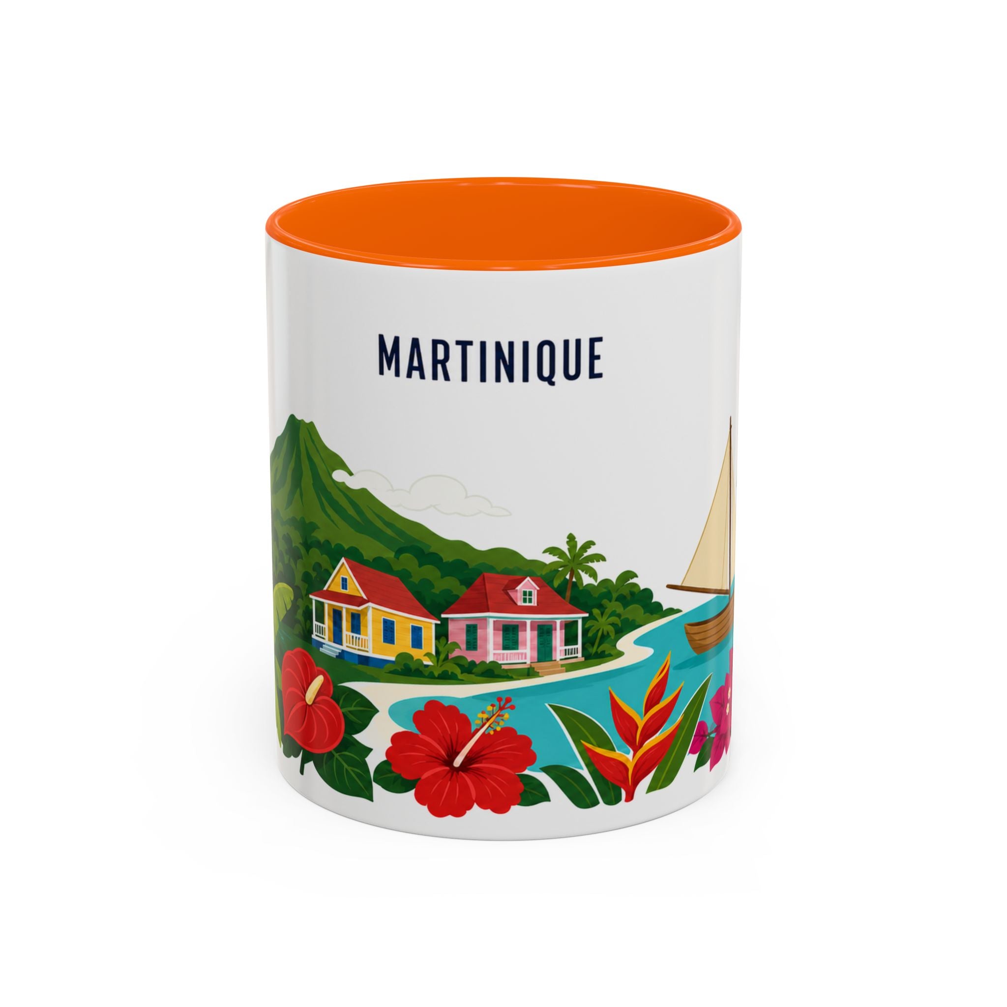 Martinique Coffee Mug | Travel Souvenir Accent Mug | Country Gift Ceramic Cup 11oz 15oz