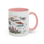 Lake Clark National Park Coffee Mug | Alaska Fly-in Wilderness Adventure Gift | Accent Color Ceramic 11oz 15oz