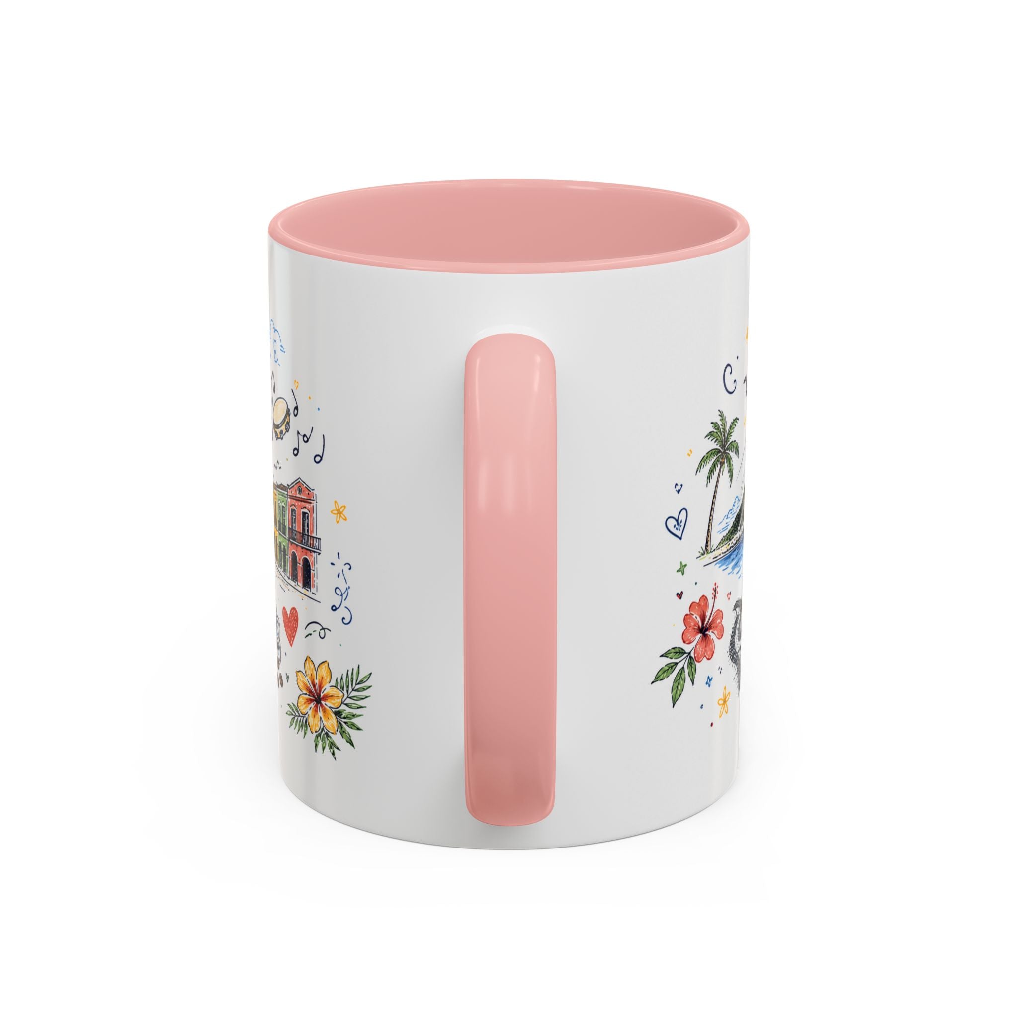 Rio de Janeiro Coffee Mug | Brazil Souvenir Travel Gift | Accent Color Ceramic 11oz 15oz
