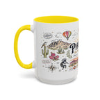 Phoenix Coffee Mug | Arizona Souvenir City Gift | Accent Color Ceramic 11oz 15oz
