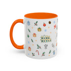 Miami Christmas Mug | Watercolor Art Deco City Souvenir (11oz/15oz)