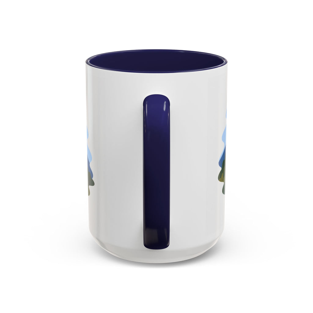 Pinnacles National Park Coffee Mug | Solid Color Block Park Souvenir | 11oz 15oz Accent Mug