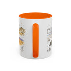 Death Valley National Park Coffee Mug | California Desert Hiking Camping Gift | Accent Color Ceramic 11oz 15oz