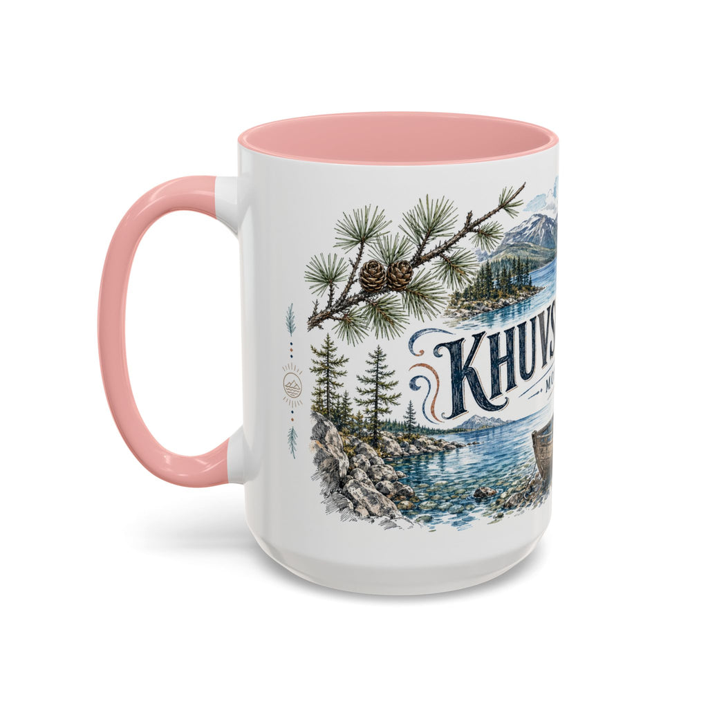 Khuvsgul Lake Mug, Mongolia Travel Souvenir, Bucket List Gift, Accent Ceramic Coffee Mug 11oz 15oz