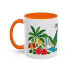 Saint Lucia Coffee Mug | Travel Souvenir Accent Mug | Country Gift Ceramic Cup 11oz 15oz