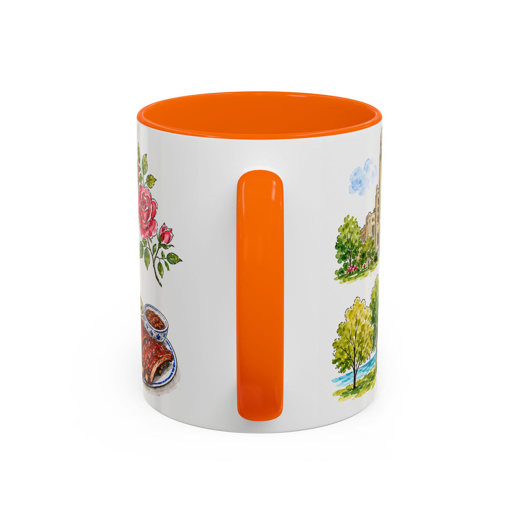 Tulsa Illustrated Travel Mug | City Souvenir Accent Coffee Mug | 11oz 15oz Ceramic Cup