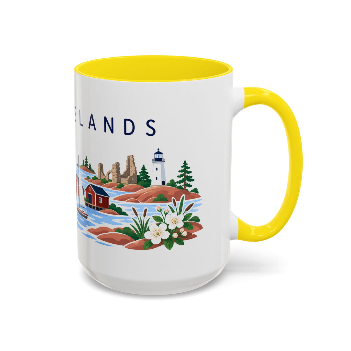 Åland Islands Coffee Mug | Travel Souvenir Accent Mug | Country Gift Ceramic Cup 11oz 15oz
