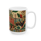 Portugal Soccer Spirit Coffee Mug | Soccer Fan Gift | Ceramic 11oz 15oz Match Day Cup