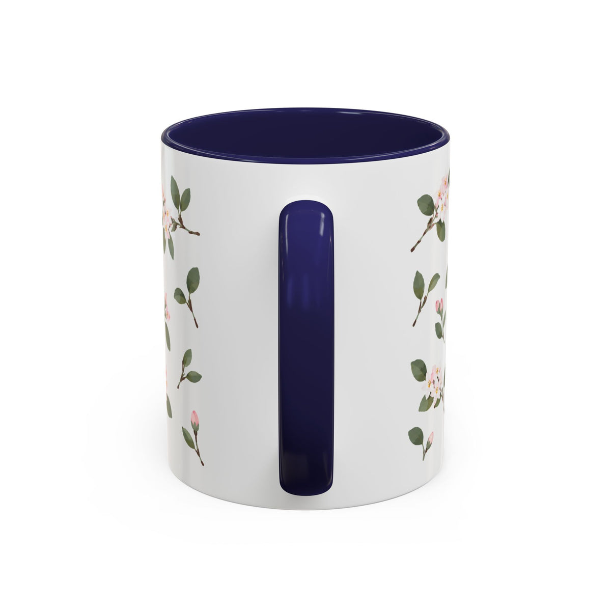 Massachusetts Mayflower Mug, State Flower Floral Coffee Cup, 11oz Botanical Gift