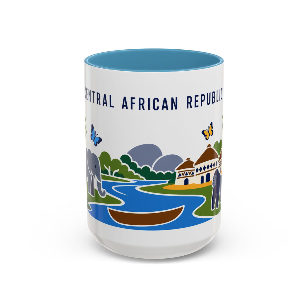 Central African Republic Coffee Mug | Travel Souvenir Accent Mug | Country Gift Ceramic Cup 11oz 15oz