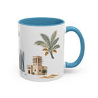 Dubai Coffee Mug | United Arab Emirates Travel Souvenir | Porcelain Decal City Gift | 11oz 15oz Accent Mug