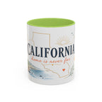 California Home State Mug | Moving Away Gift | Long Distance Friendship Coffee Cup