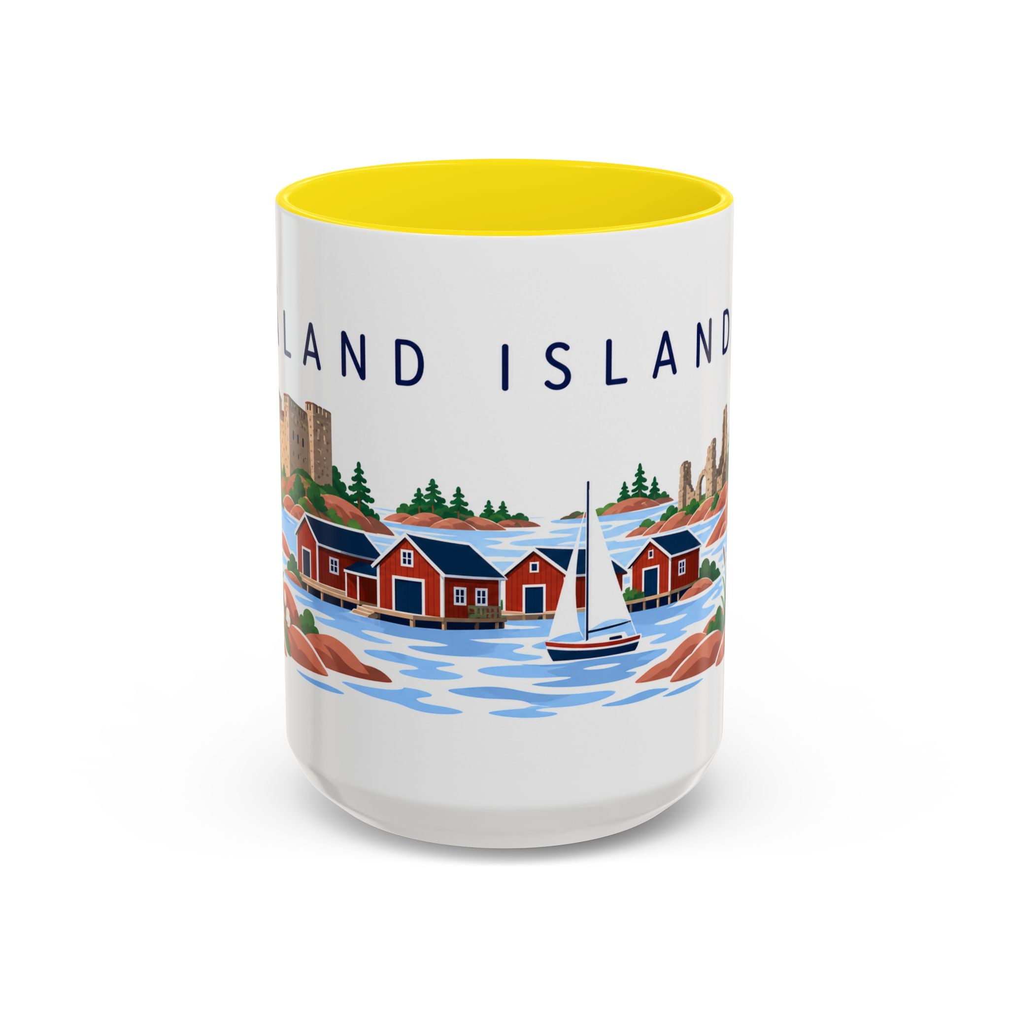 Åland Islands Coffee Mug | Travel Souvenir Accent Mug | Country Gift Ceramic Cup 11oz 15oz
