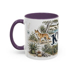K'gari Mug, Australia Travel Souvenir, Bucket List Gift, Accent Ceramic Coffee Mug 11oz 15oz