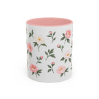 Indiana Peony Mug, State Flower Floral Coffee Cup, 11oz Botanical Gift