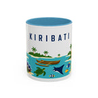 Kiribati Coffee Mug | Travel Souvenir Accent Mug | Country Gift Ceramic Cup 11oz 15oz