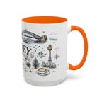 Sydney Coffee Mug | Australia Souvenir Travel Gift | Accent Color Ceramic 11oz 15oz