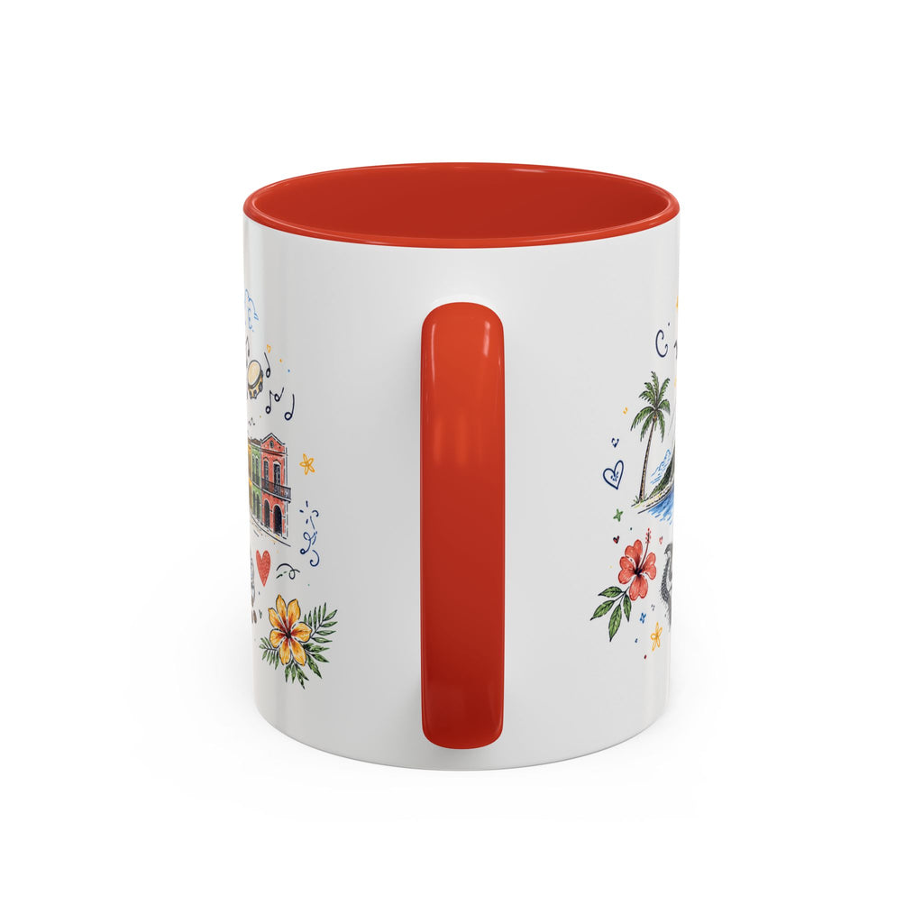 Rio de Janeiro Coffee Mug | Brazil Souvenir Travel Gift | Accent Color Ceramic 11oz 15oz